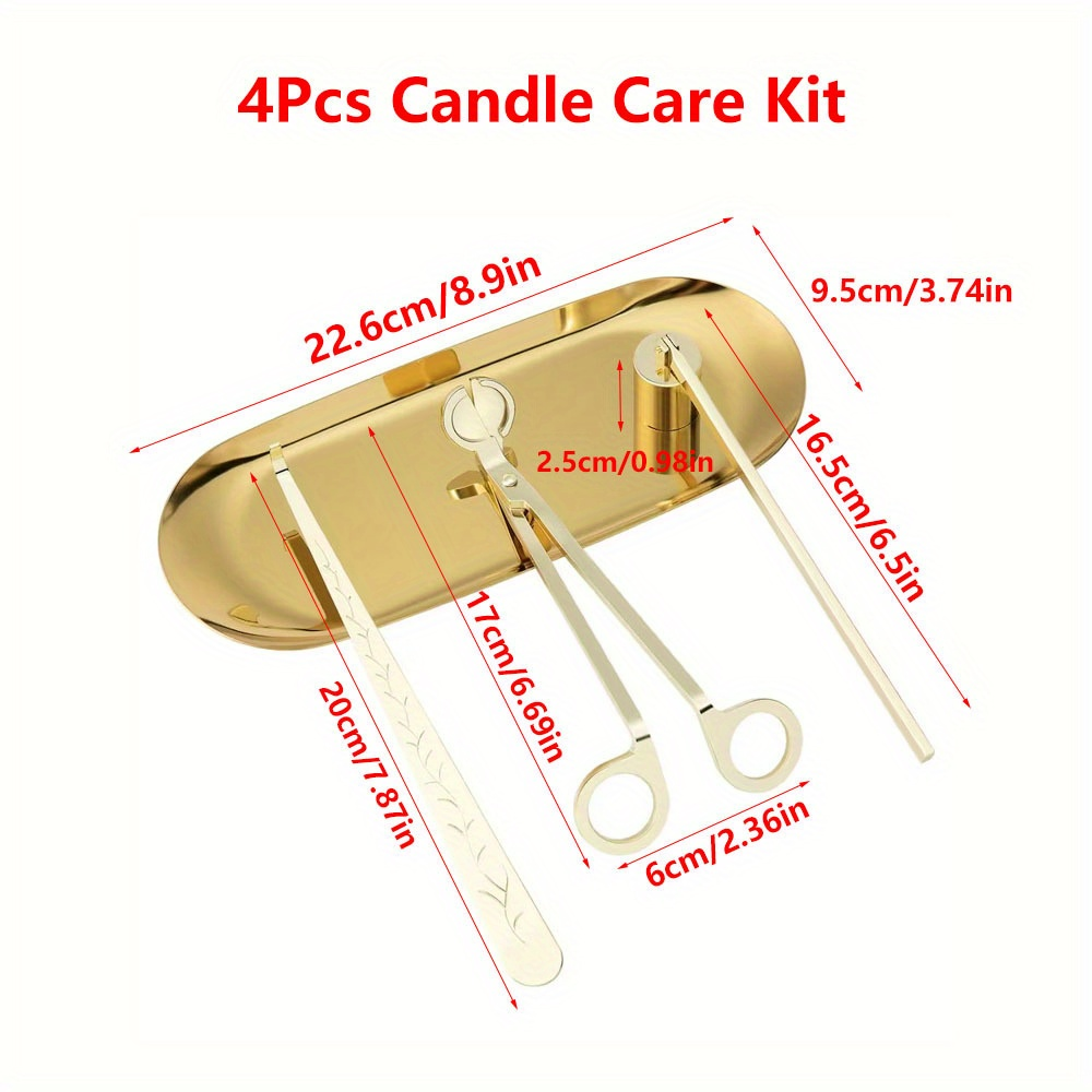 4pcs/set Luxury Candle Care Ki - đánh giá và giá Home Decor Unique Items
