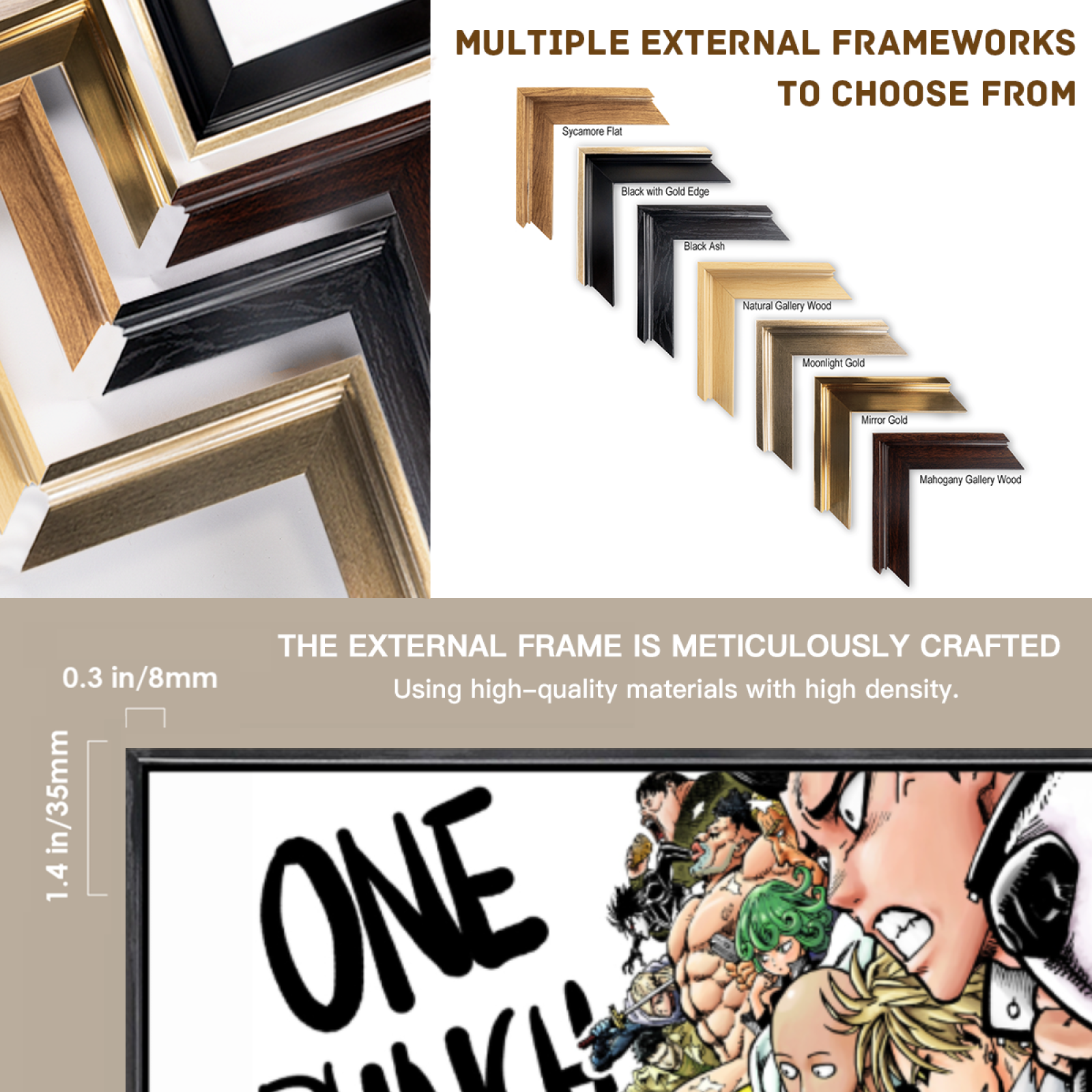 Japanese Manga Multi-Size Canv - đánh giá và giá Home Decor Mirror