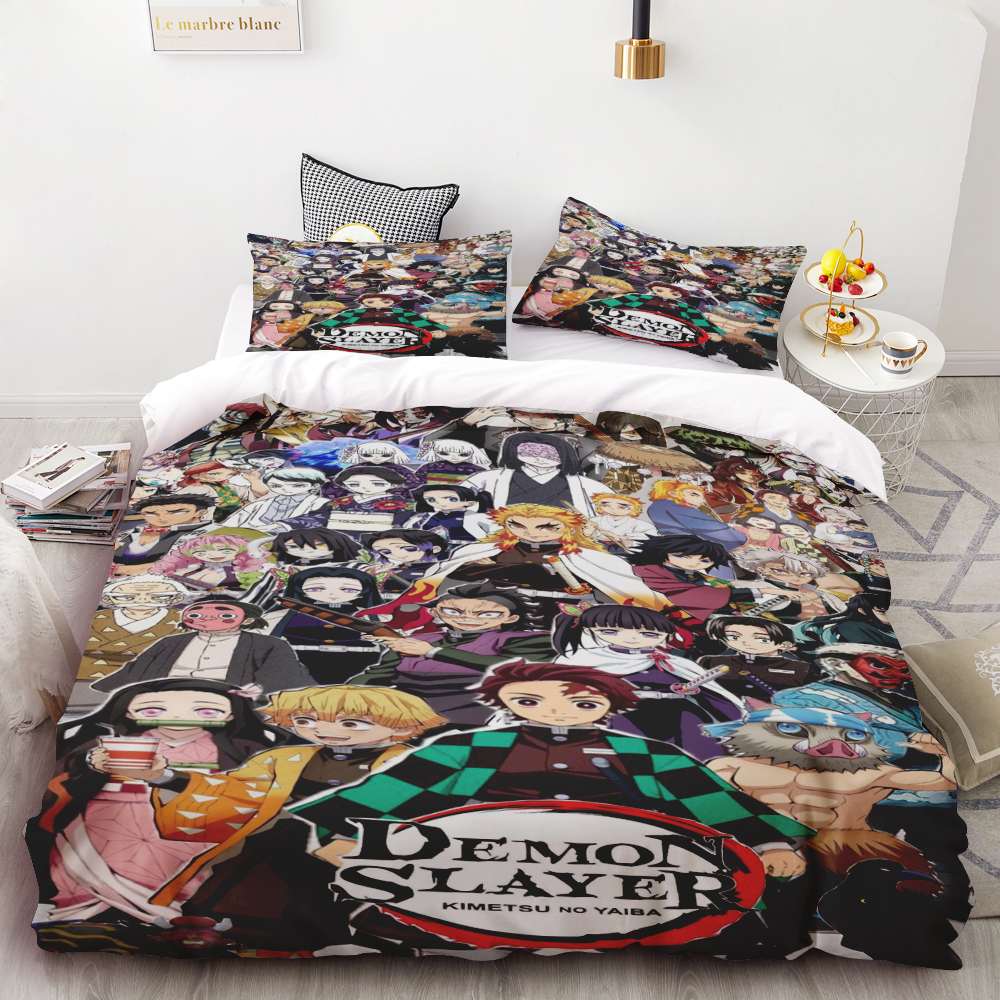 Duvet Cover Demon Slayer Kimet - đánh giá và giá Home Decor Tv