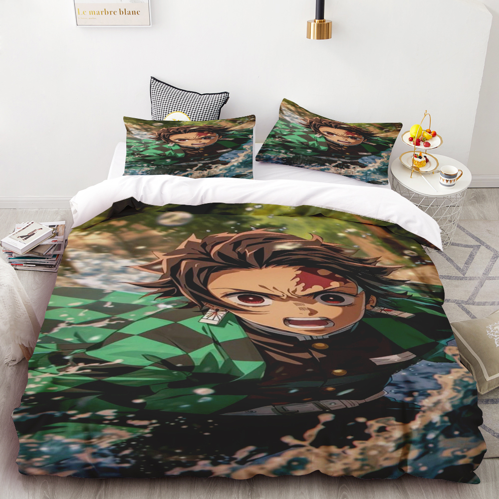 Duvet Cover Demon Slayer Kimet - đánh giá và giá Home Decor Tv
