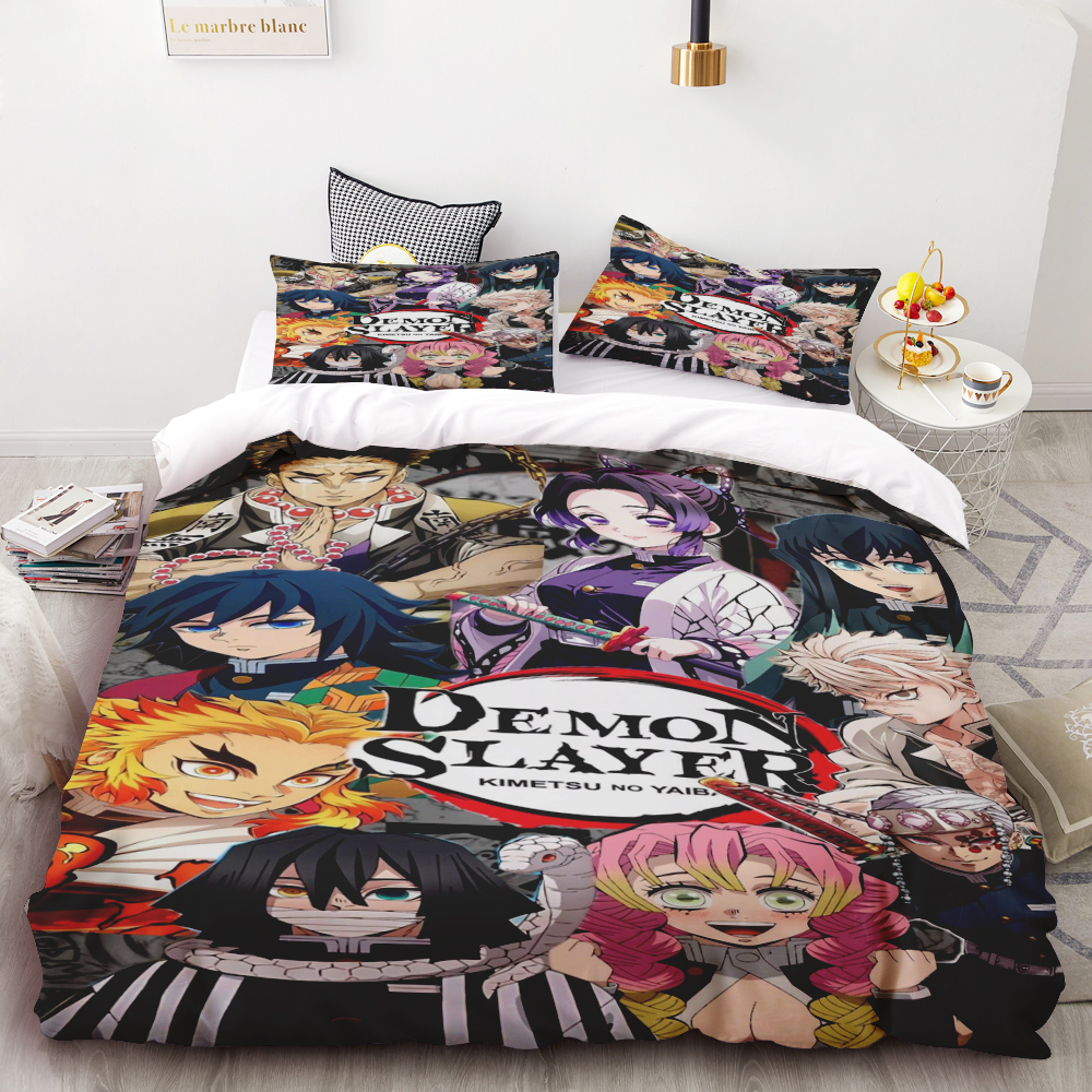Duvet Cover Demon Slayer Kimet - đánh giá và giá Home Decor Tv