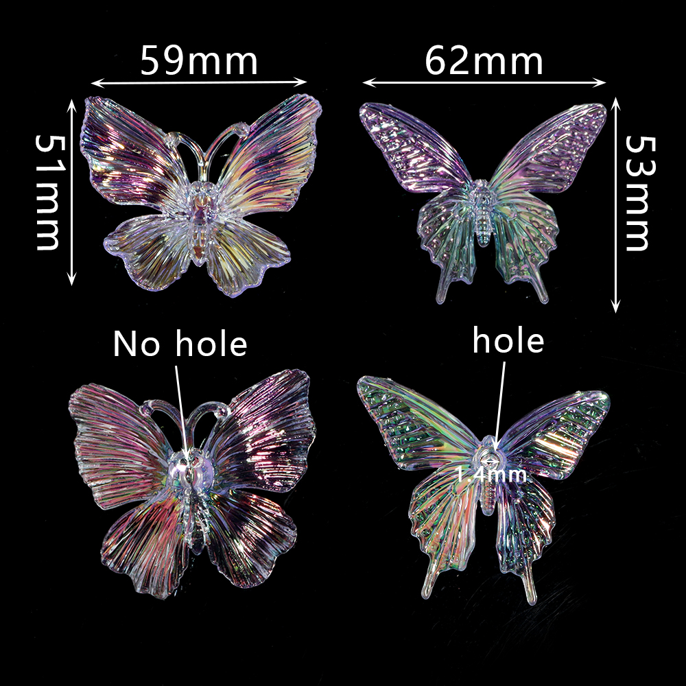 5pcs Acrylic Butterfly Gradien - đánh giá và giá Home Decor Unique Items