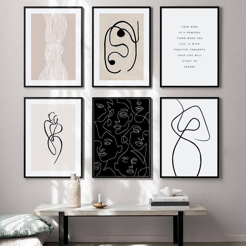 1PCS frameless Canvas painting - đánh giá và giá Home Decor Minimal