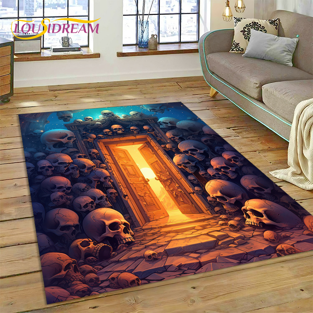 3D Horror Gothic Skull Skeleto - đánh giá và giá Home Decor Online Free
