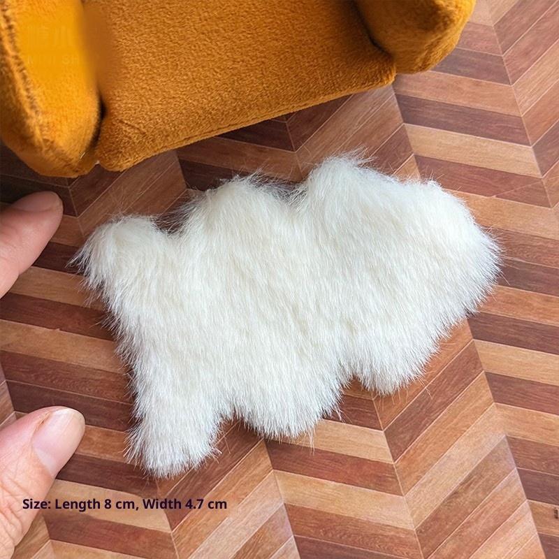 1/12 Dollhouse Imitation Sheep - đánh giá và giá Cowhide Rug Faux