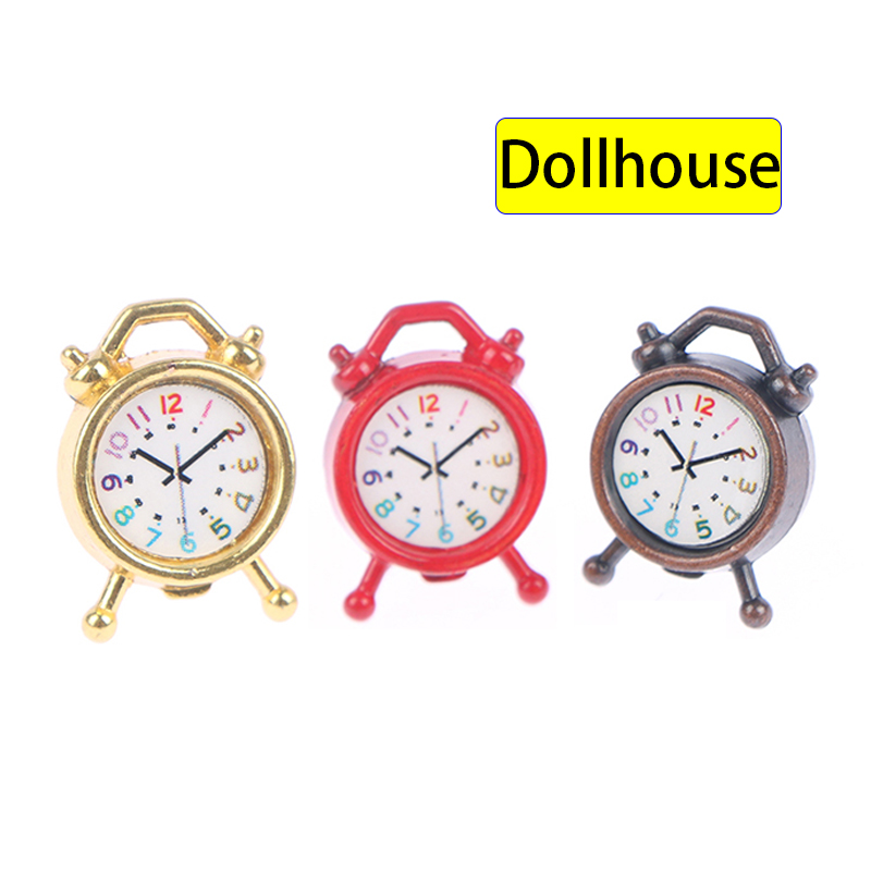 1PC 1:12 Scale Alarm Clock Dol - đánh giá và giá Home Decor Unique Items