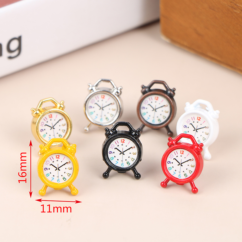 1PC 1:12 Scale Alarm Clock Dol - đánh giá và giá Home Decor Unique Items