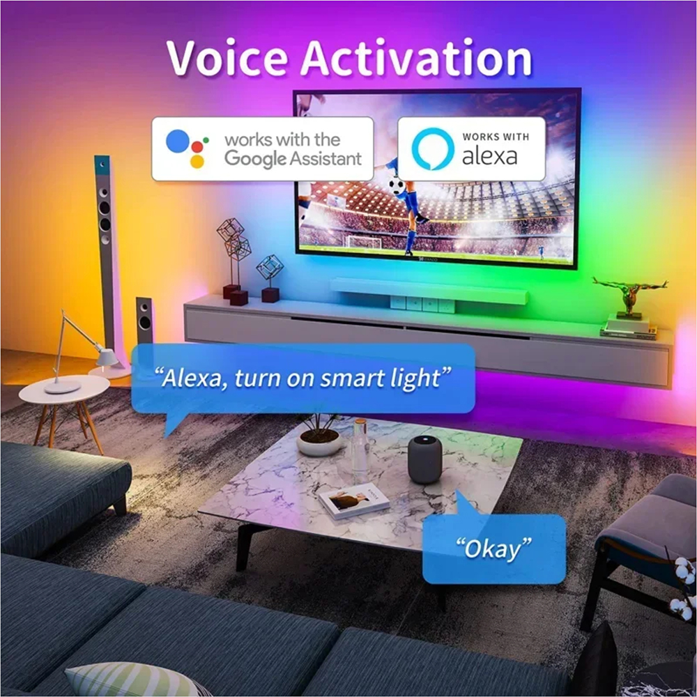 Tuya WiFi WS2811 RGBIC COB LED - đánh giá và giá Home Decor App Free