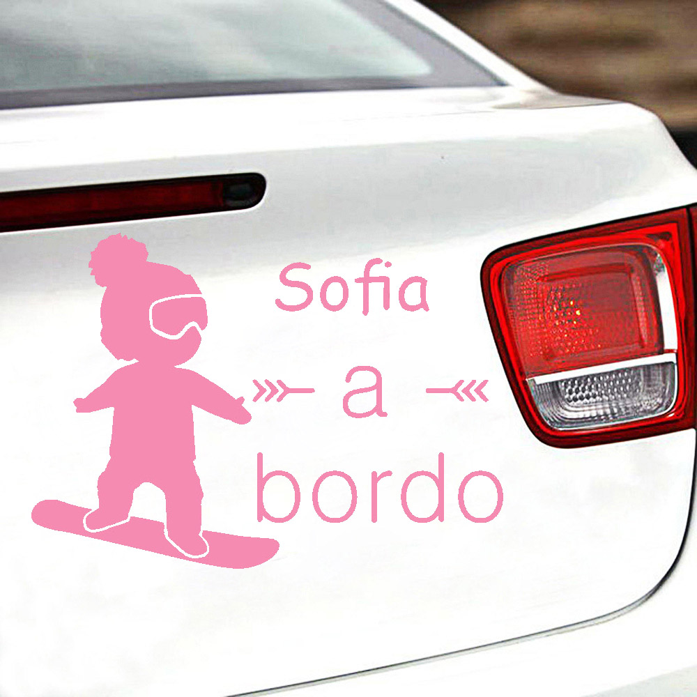 1pc Vinyl baby a bordo colorfu - đánh giá và giá Home Decor Unique Items