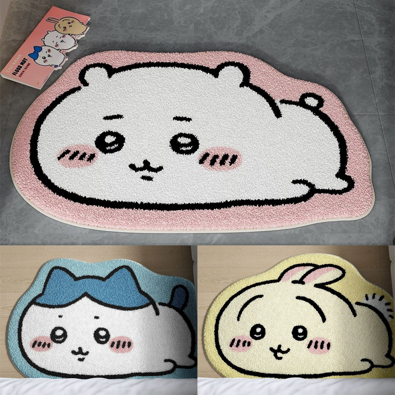Chiikawa Cartoon Rug Anime Hac - đánh giá và giá Decorative Throw Pillow