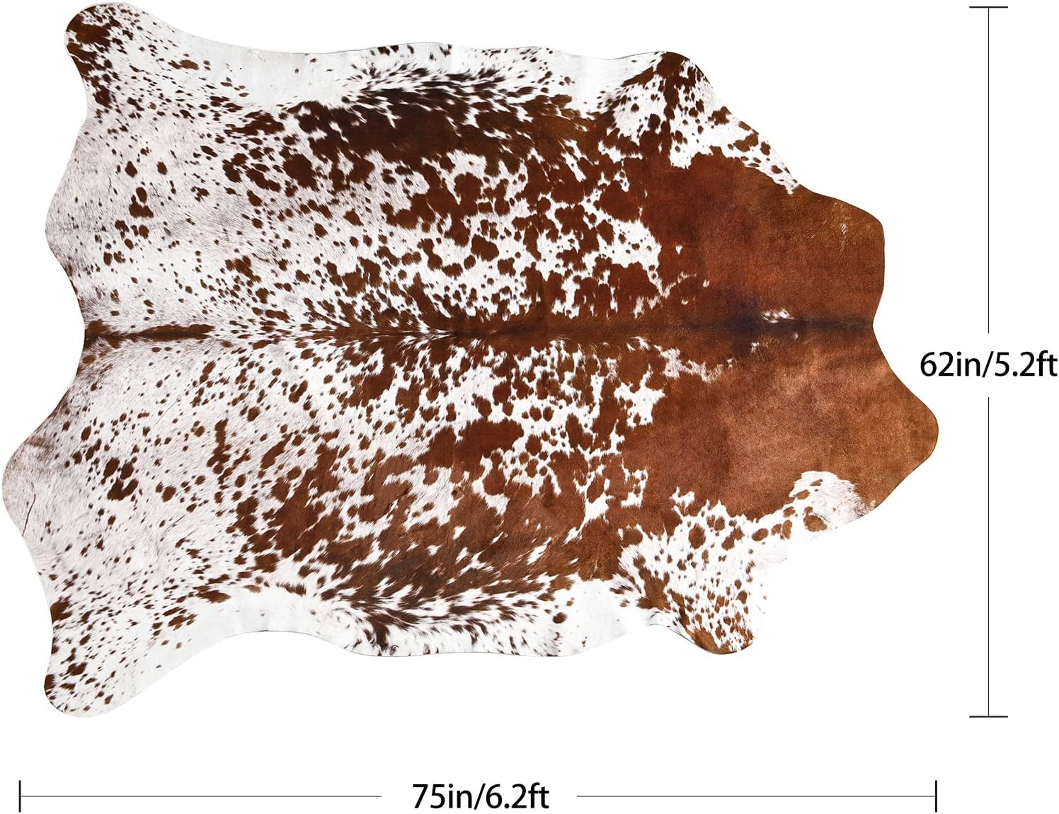 Faux Cowhide Rug 5.2x6.3 Feet  - đánh giá và giá Cowhide Rug Faux