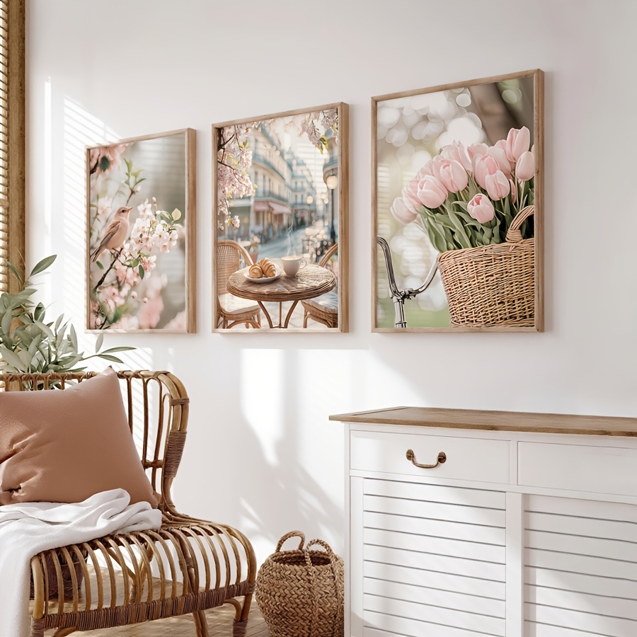 3pcs/set Romantic Paris Street - đánh giá và giá Home Decor Unique Items