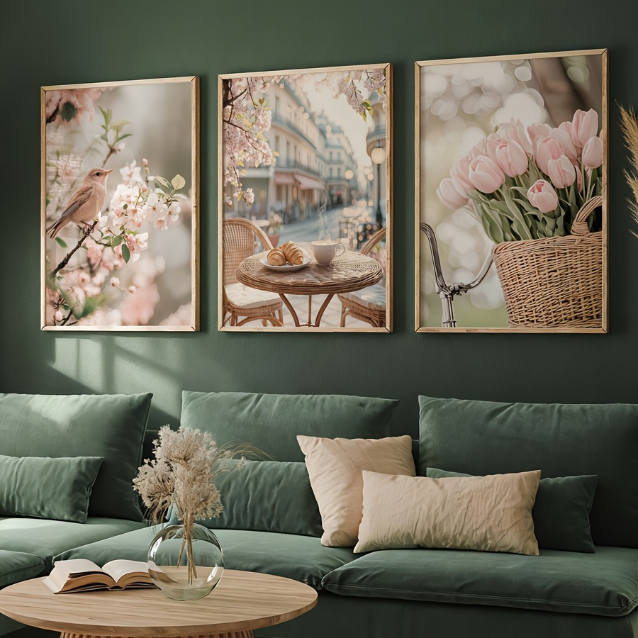 3pcs/set Romantic Paris Street - đánh giá và giá Home Decor Unique Items