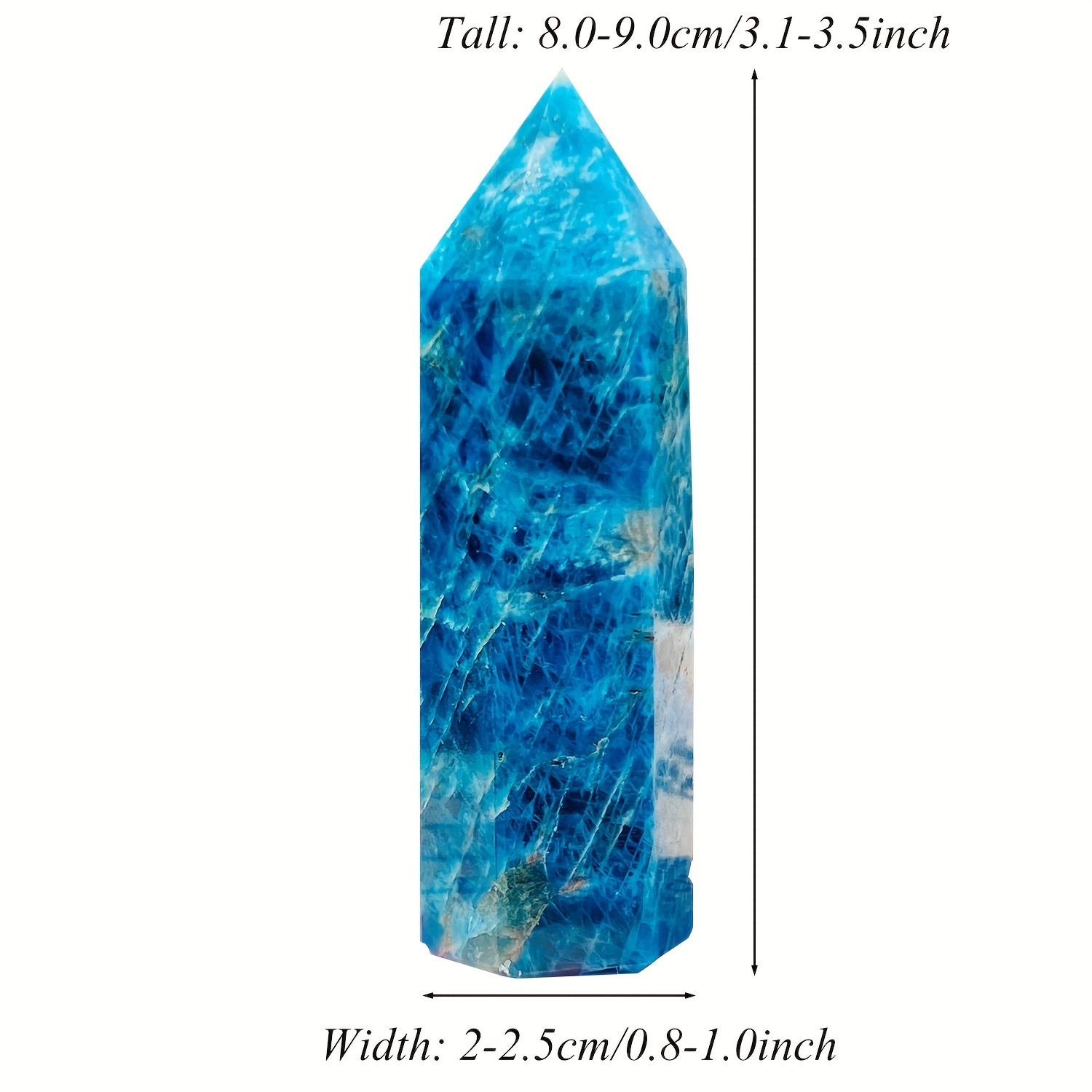 Blue Apatite Natural Crystal T - đánh giá và giá Home Decor Modern Organic