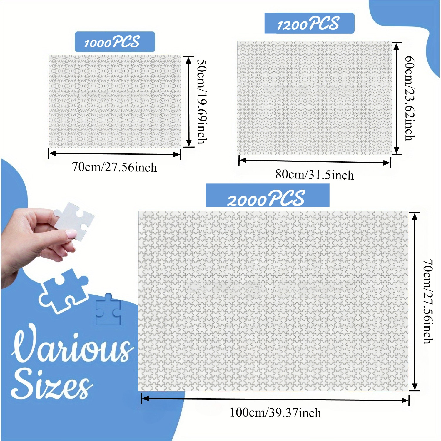 500/1000/1200/2000PCS Puzzles  - đánh giá và giá Home Decor Under 500