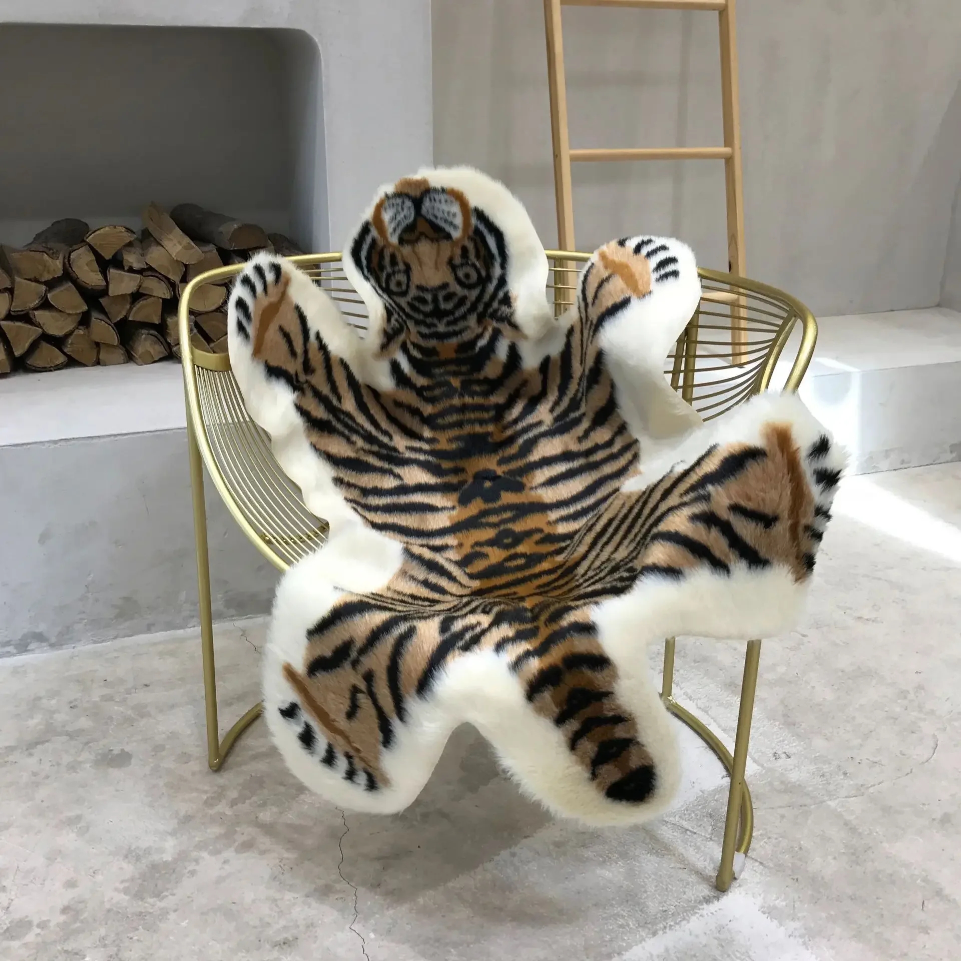 Fluffy Faux Faux Fur Cowhide S - đánh giá và giá Cowhide Rug Faux