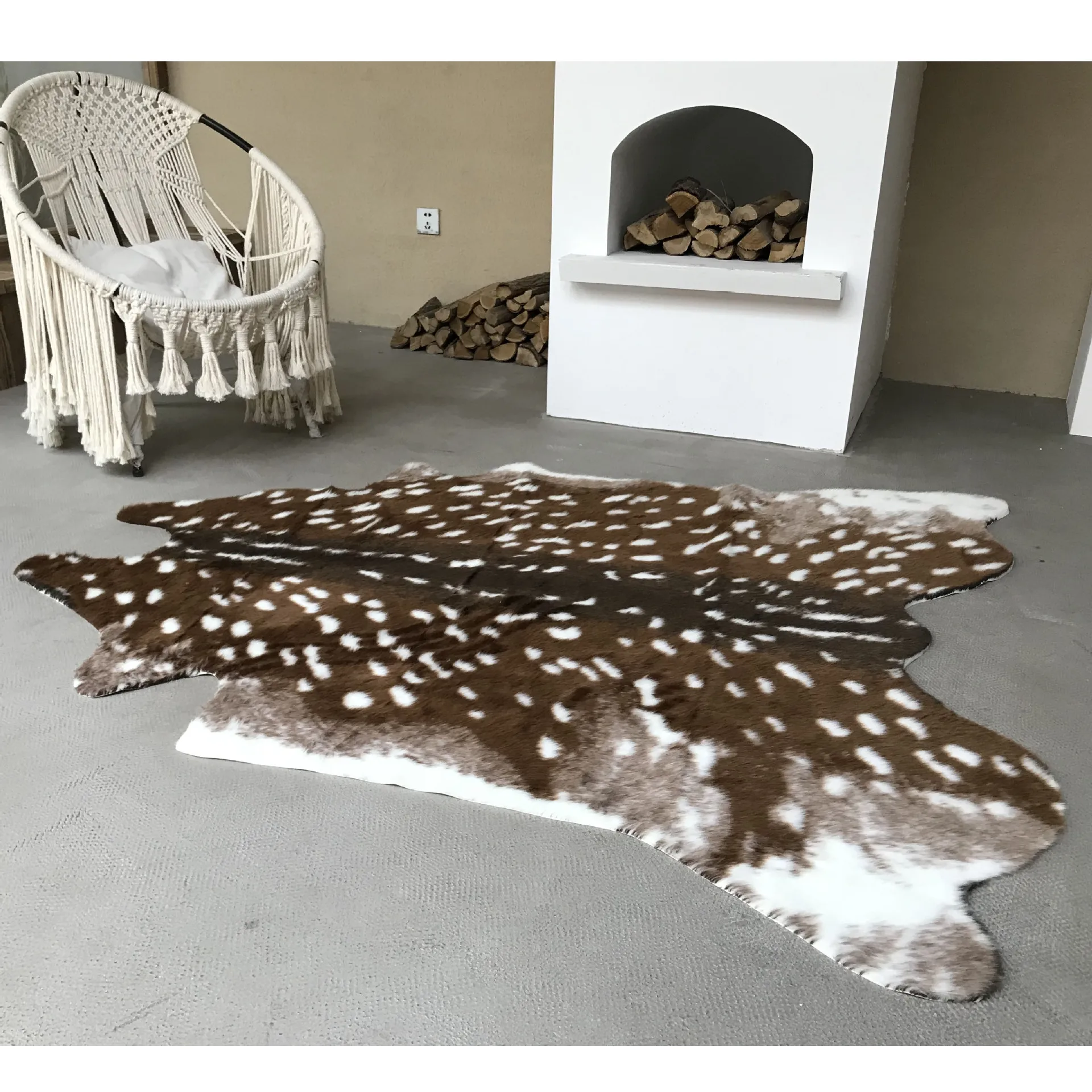 Fluffy Faux Faux Fur Cowhide S - đánh giá và giá Cowhide Rug Faux