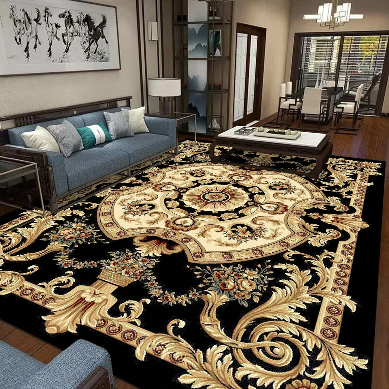 Red Gold High-end Luxury Carpe - đánh giá và giá Home Decor Versace