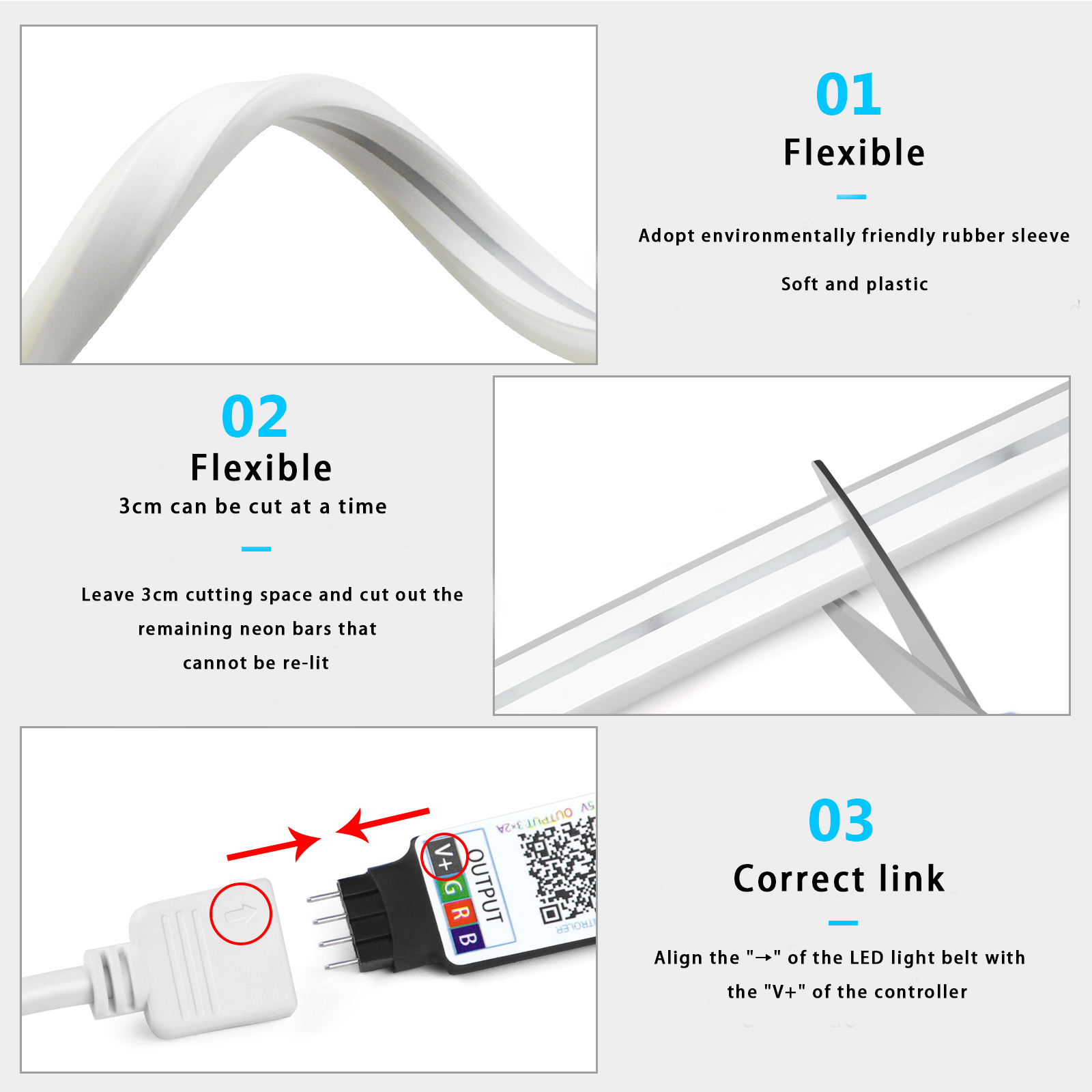 5V USB RGB Neon LED Strip Wate - đánh giá và giá Home Decor App Free