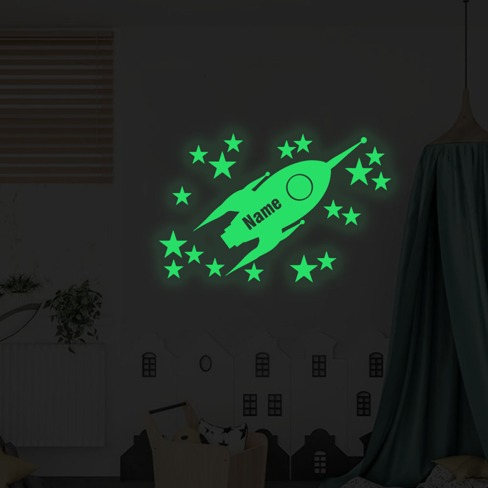 1pc Cartoon Rockets and stars  - đánh giá và giá Home Decor Wallpaper