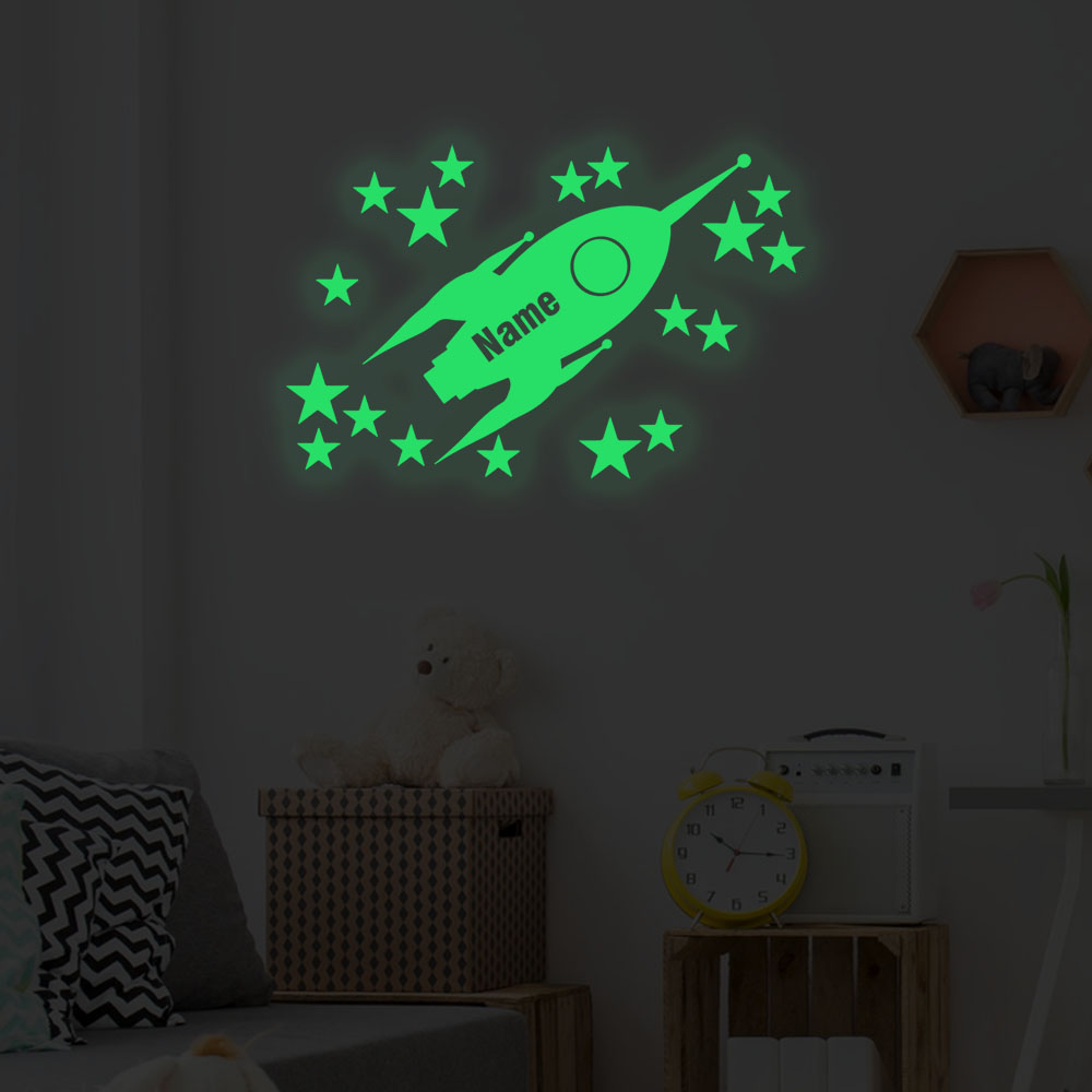 1pc Cartoon Rockets and stars  - đánh giá và giá Home Decor Wallpaper