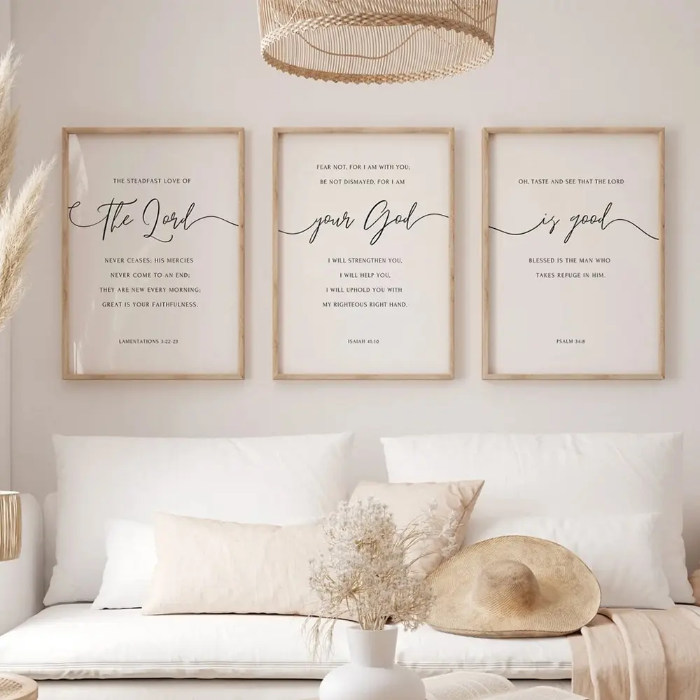 Bible Verse The Lord Your God  - đánh giá và giá Home Decor Minimal