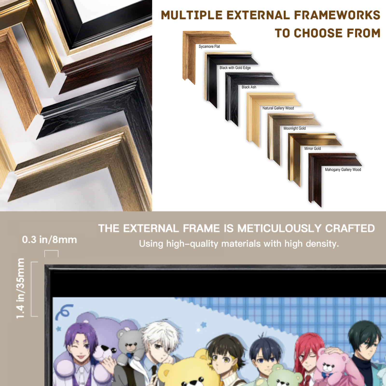 Japanese Manga Multi-Size Canv - đánh giá và giá Home Decor Mirror