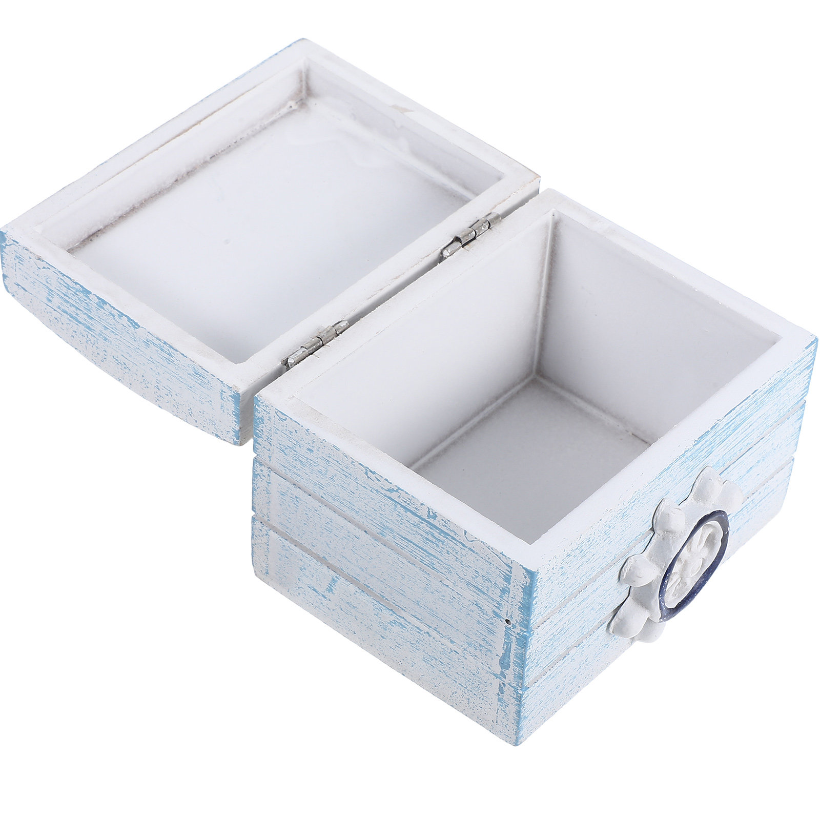 Ocean Themed Wooden Box Handcr - đánh giá và giá Home Decor Nautical