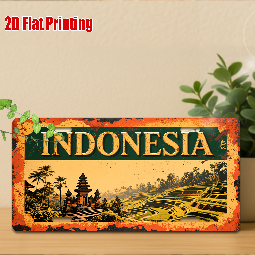2D Flat,1pc, Vintage Metal Sig - đánh giá và giá Home Decor Bali