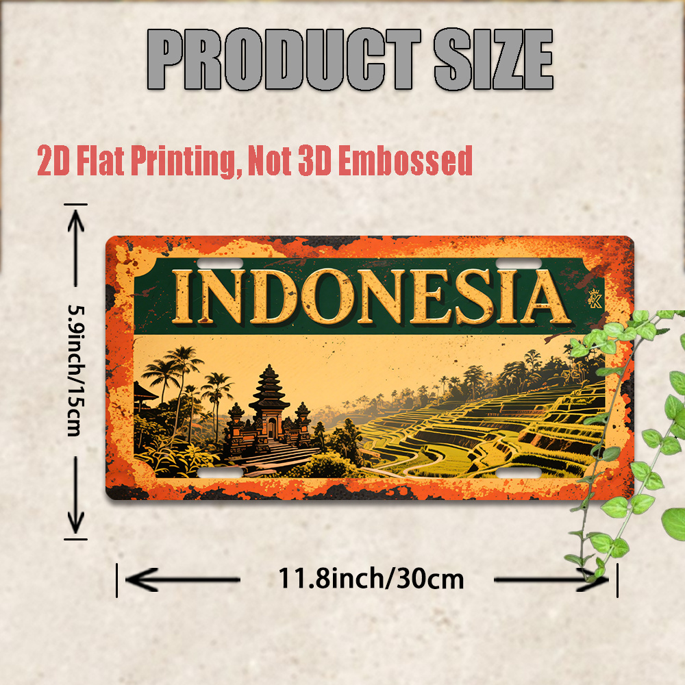 2D Flat,1pc, Vintage Metal Sig - đánh giá và giá Home Decor Bali
