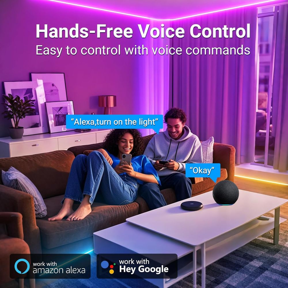 RGB LED Strip Lights, 100ft, 1 - đánh giá và giá Home Decor App Free