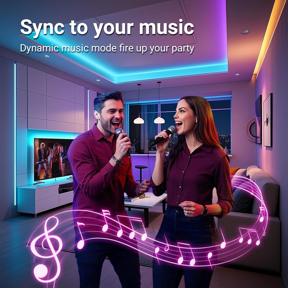 RGB LED Strip Lights, 100ft, 1 - đánh giá và giá Home Decor App Free