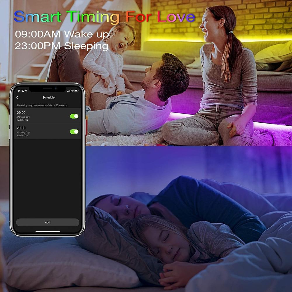 RGB LED Strip Lights, 100ft, 1 - đánh giá và giá Home Decor App Free
