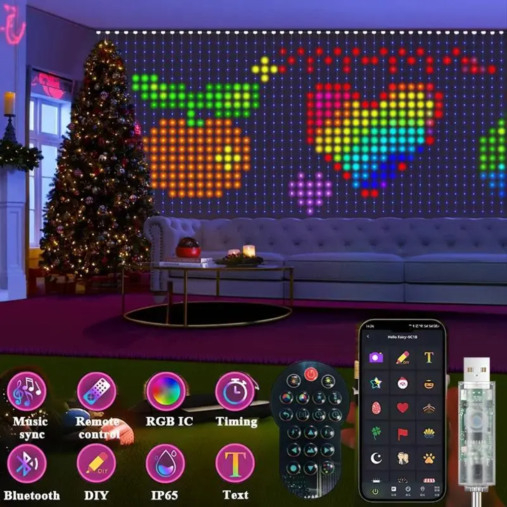 LED Intelligent Curtain Light  - đánh giá và giá Home Decor App Free