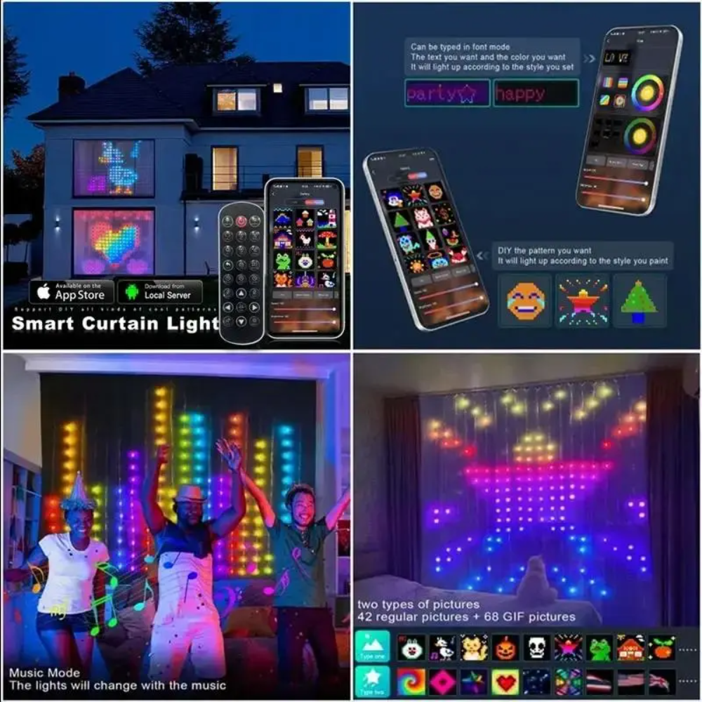 LED Intelligent Curtain Light  - đánh giá và giá Home Decor App Free