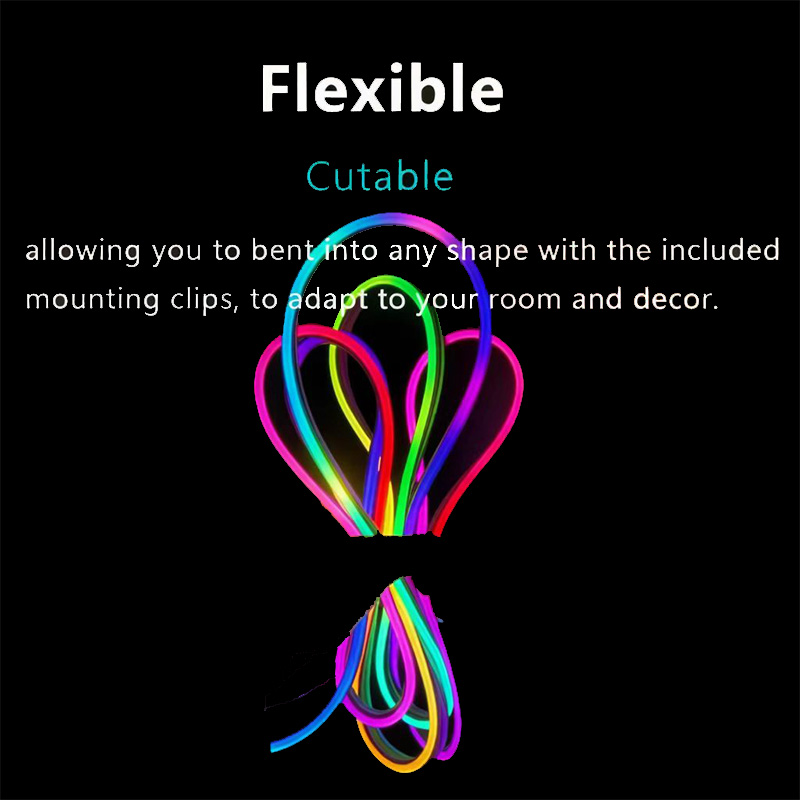 5V USB RGBIC LED Neon Rope Lig - đánh giá và giá Home Decor App Free
