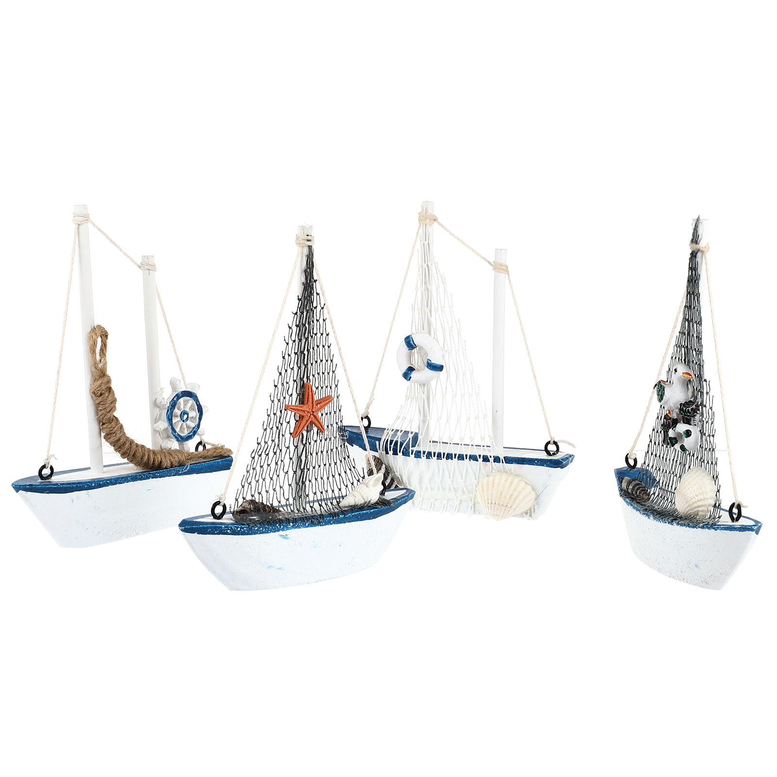 4Pcs Exquisite Sailboat Decora - đánh giá và giá Home Decor Nautical