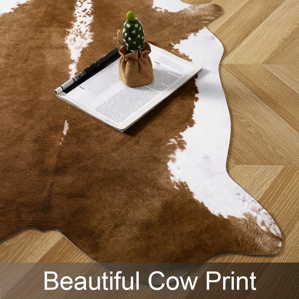 American Style Faux Fur Cowhid - đánh giá và giá Cowhide Rug Faux