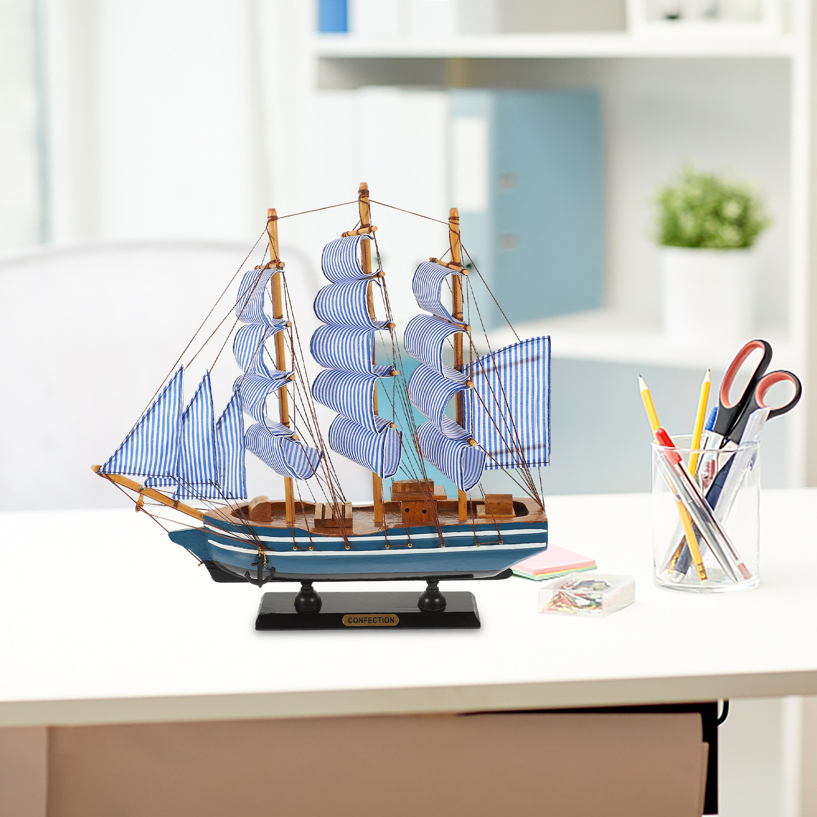 Wooden Sailboat Decorative Sai - đánh giá và giá Home Decor Nautical