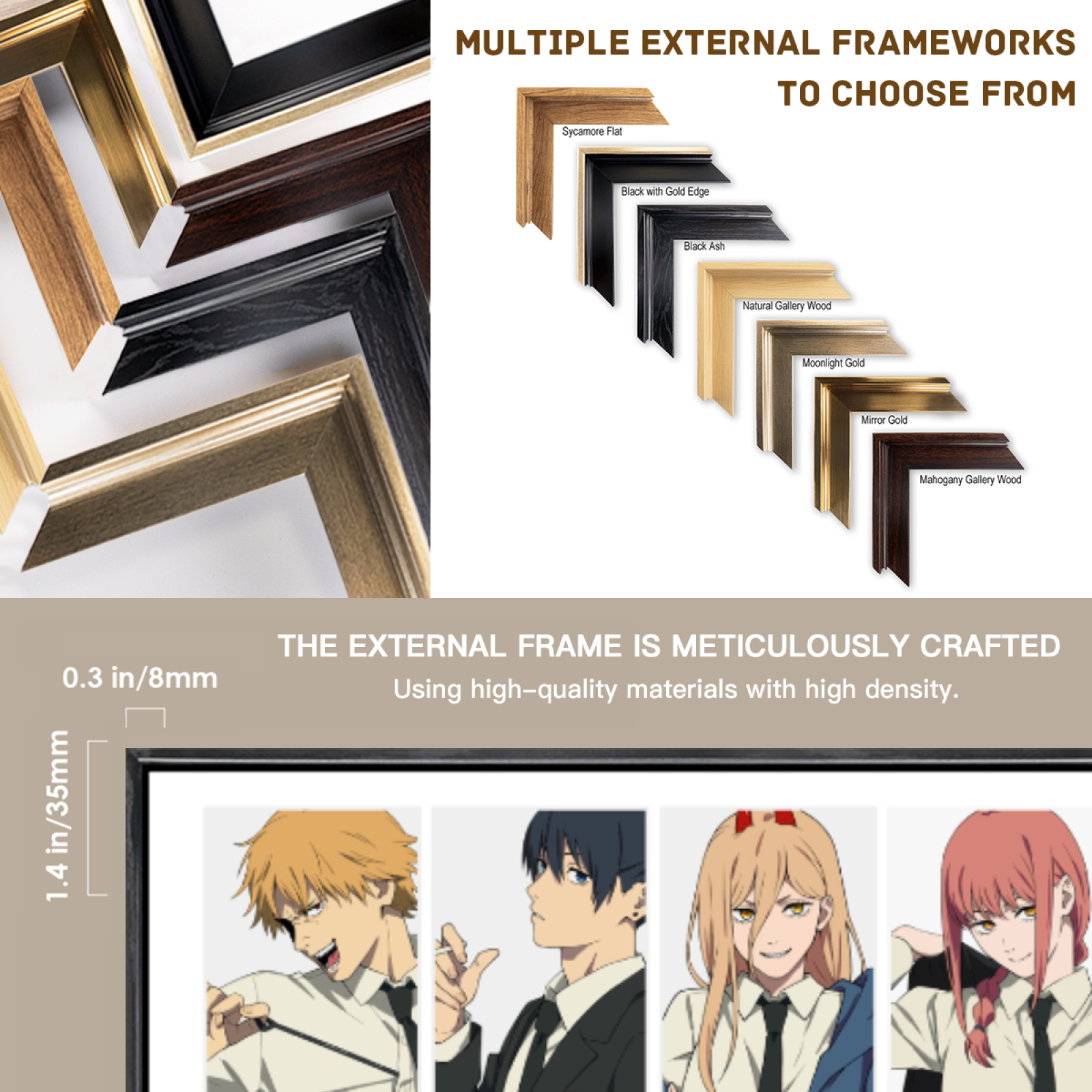 Japanese Manga Multi-Size Canv - đánh giá và giá Home Decor Mirror