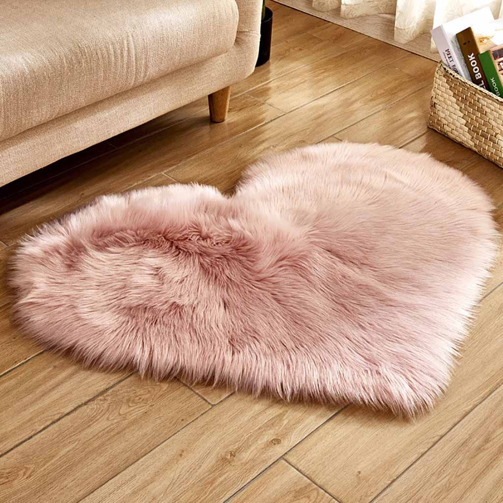 Heart Rug Soft Carpet Shaped W - đánh giá và giá Cowhide Rug Faux