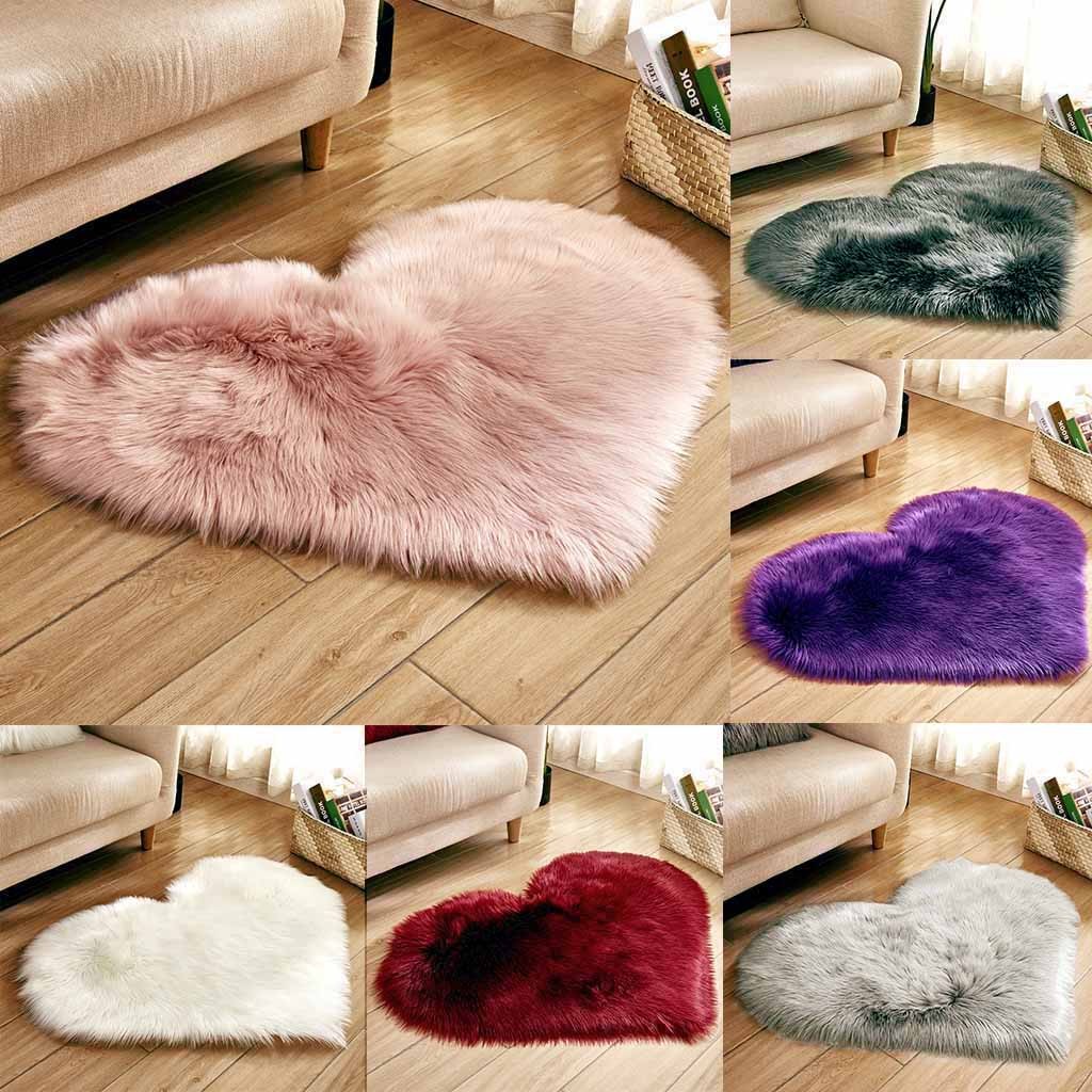 Heart Rug Soft Carpet Shaped W - đánh giá và giá Cowhide Rug Faux