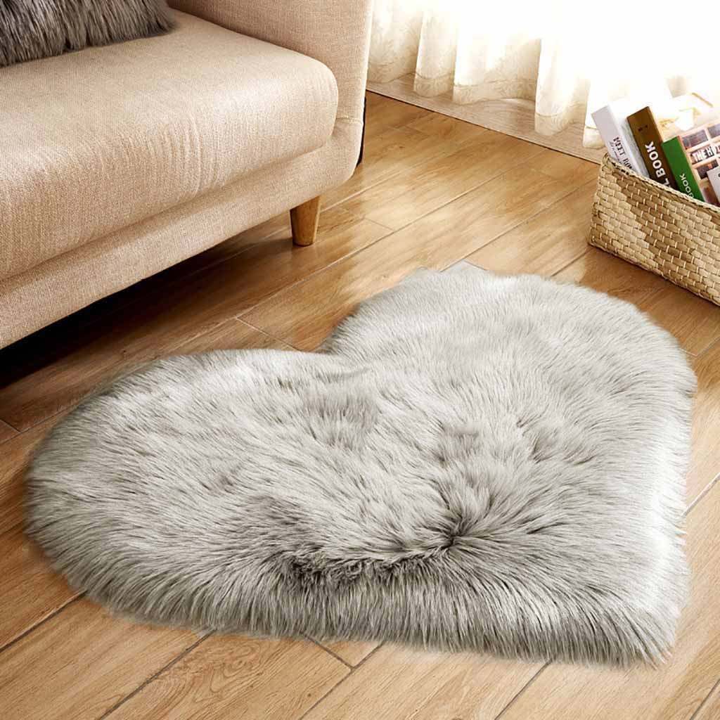 Heart Rug Soft Carpet Shaped W - đánh giá và giá Cowhide Rug Faux