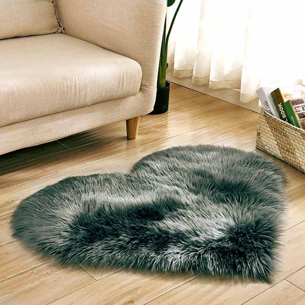 Heart Rug Soft Carpet Shaped W - đánh giá và giá Cowhide Rug Faux