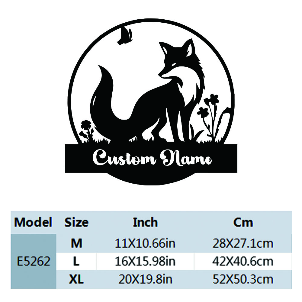 1PC Colorful Fox Customizable  - đánh giá và giá Home Decor Wallpaper