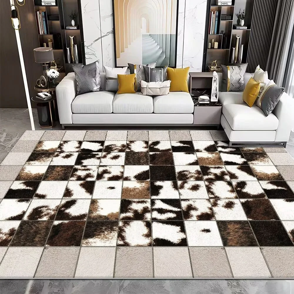 Modern Imitation Cowhide Luxur - đánh giá và giá Cowhide Rug Faux