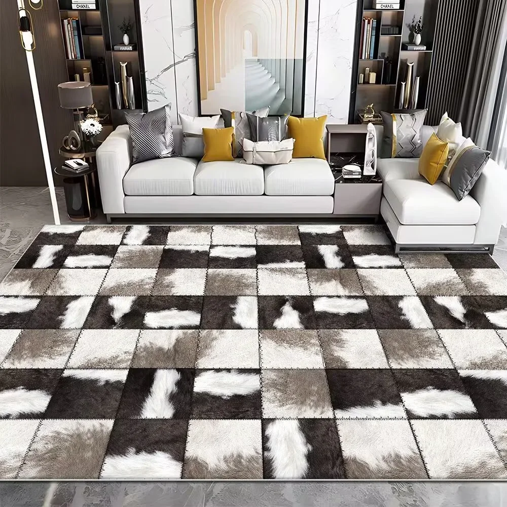 Modern Imitation Cowhide Luxur - đánh giá và giá Cowhide Rug Faux