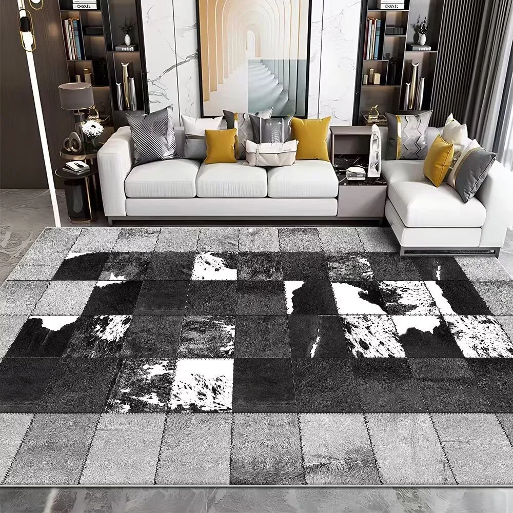 Modern Imitation Cowhide Luxur - đánh giá và giá Cowhide Rug Faux