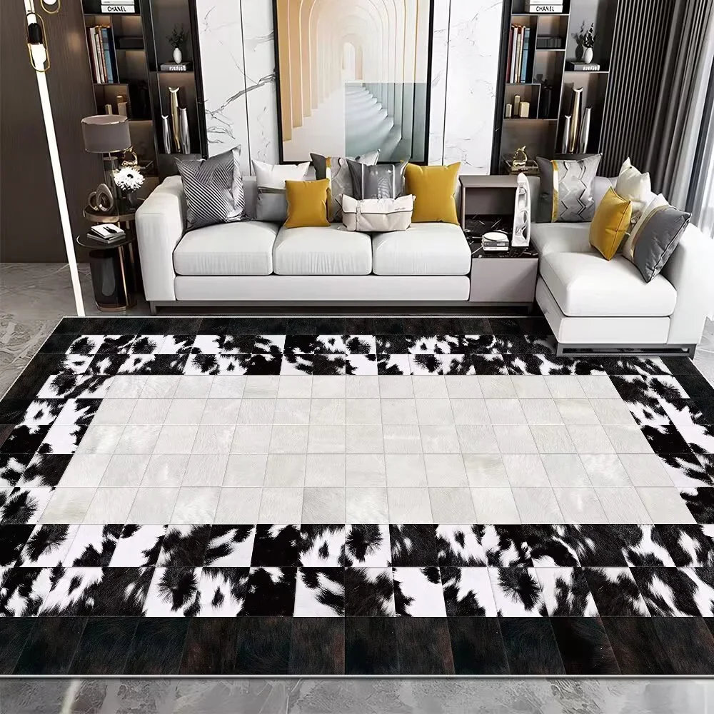 Modern Imitation Cowhide Luxur - đánh giá và giá Cowhide Rug Faux