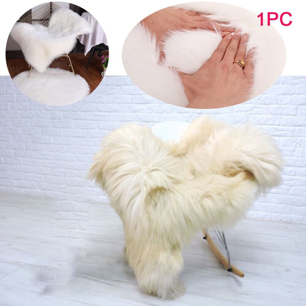 Artificial Sheepskin Long Hair - đánh giá và giá Cowhide Rug Faux